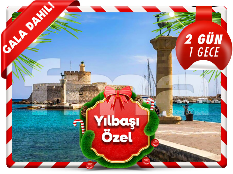 RODOS ADASI TURU ''YILBAŞI ÖZEL'' Yeni Yıl Eğlencesi Dahil!